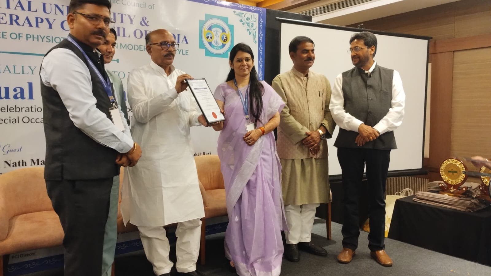 Physio Ratan Award at PCI Conference